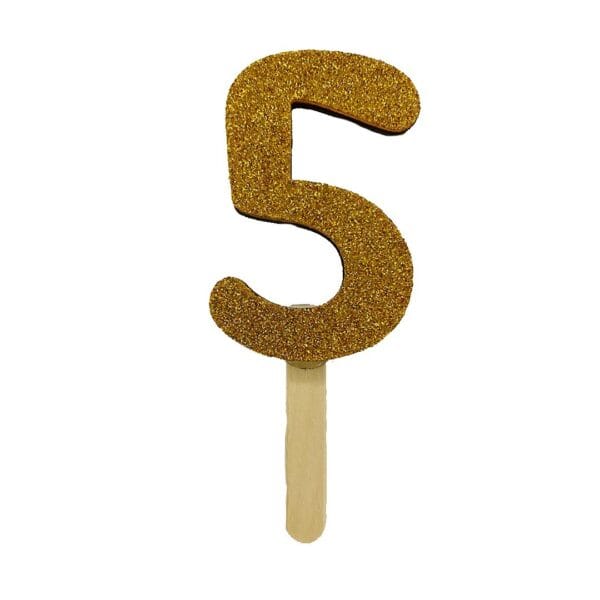 N. GLITTER ORO PICCOLO LEGNO