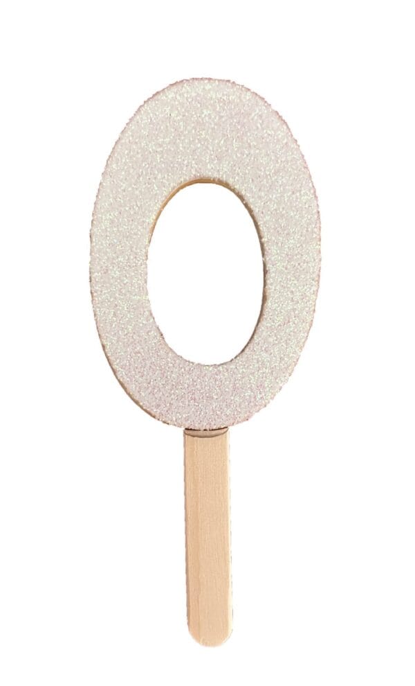 N. GLITTER BIANCO PICCOLO LEGNO