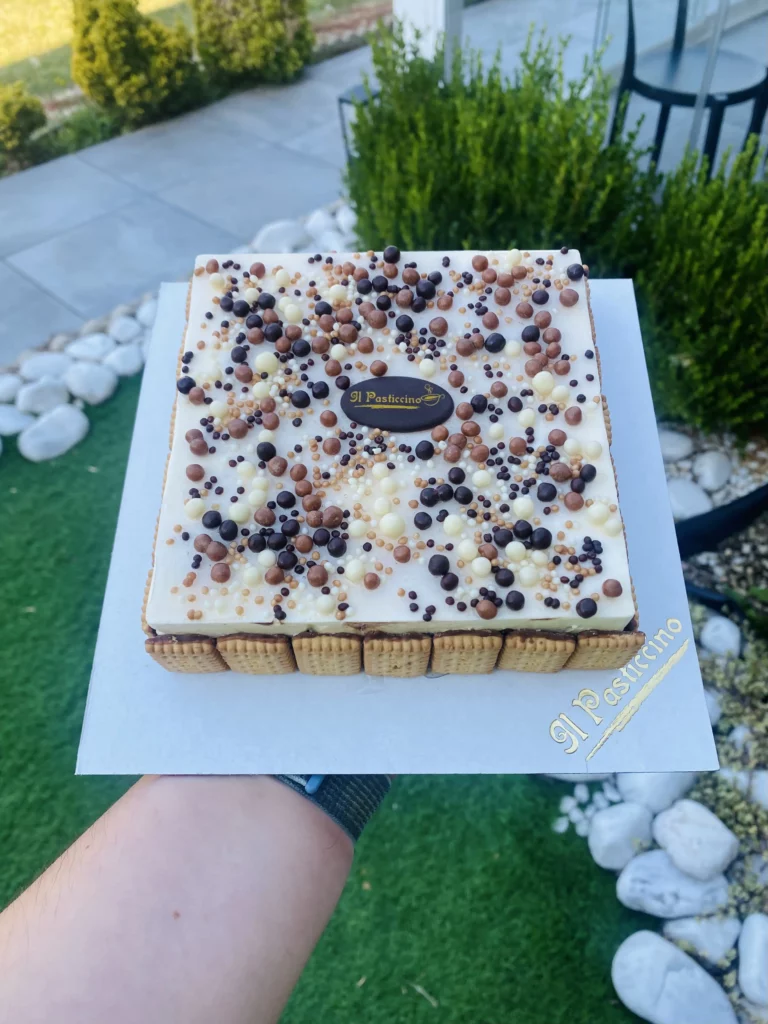 Semifreddo pasticcino con mascarpone nutella e cereali