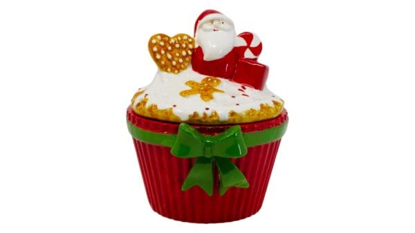 Barattolo in ceramica Babbo Natale