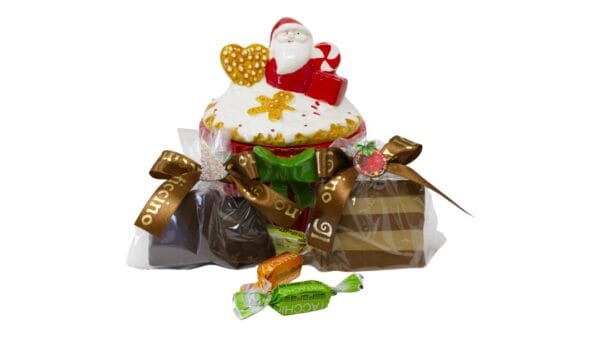 Barattolo in ceramica Babbo Natale