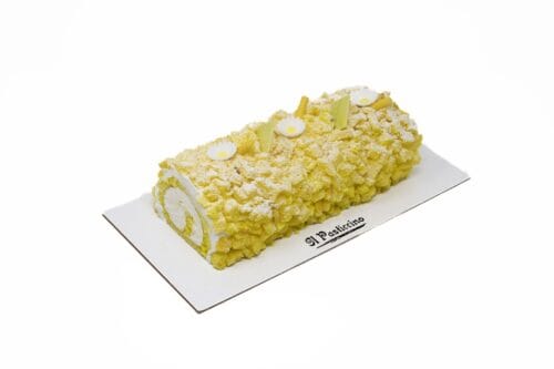 Tronchetto Yellow velvet